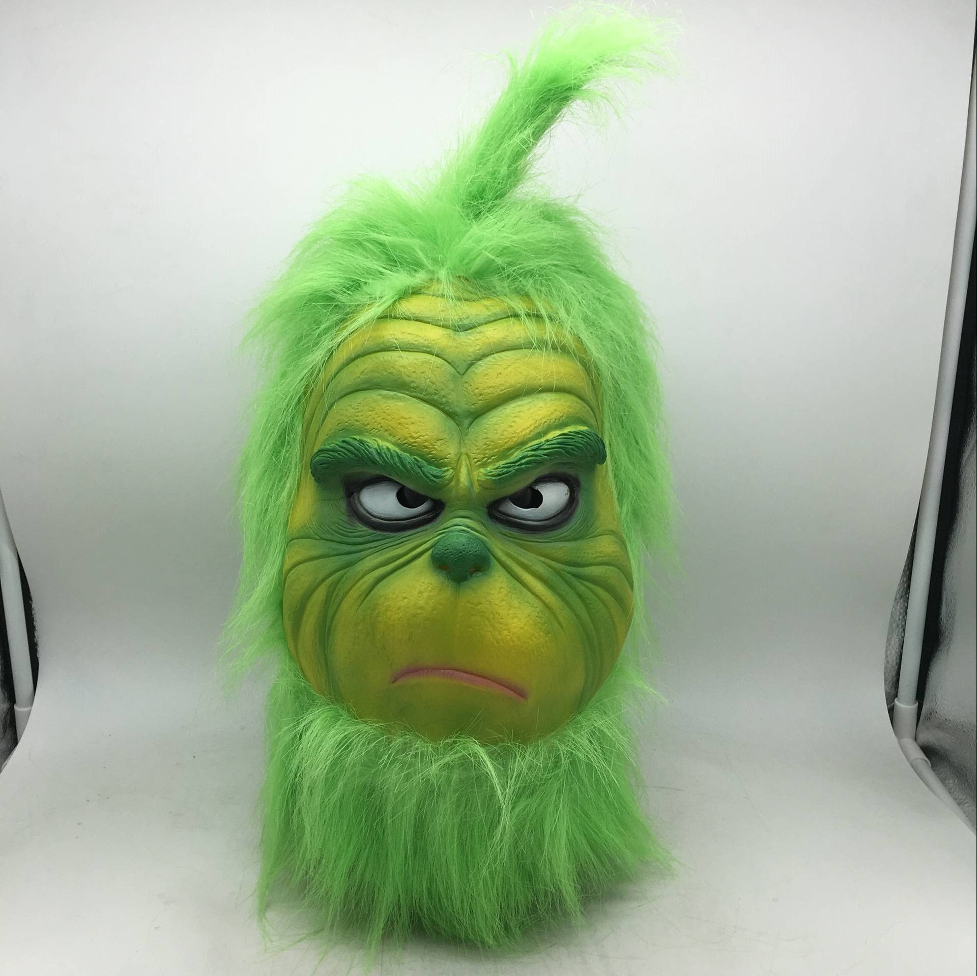绿毛怪格林奇面具头套 cos圣诞节面具电影周边舞会角色服装道具
