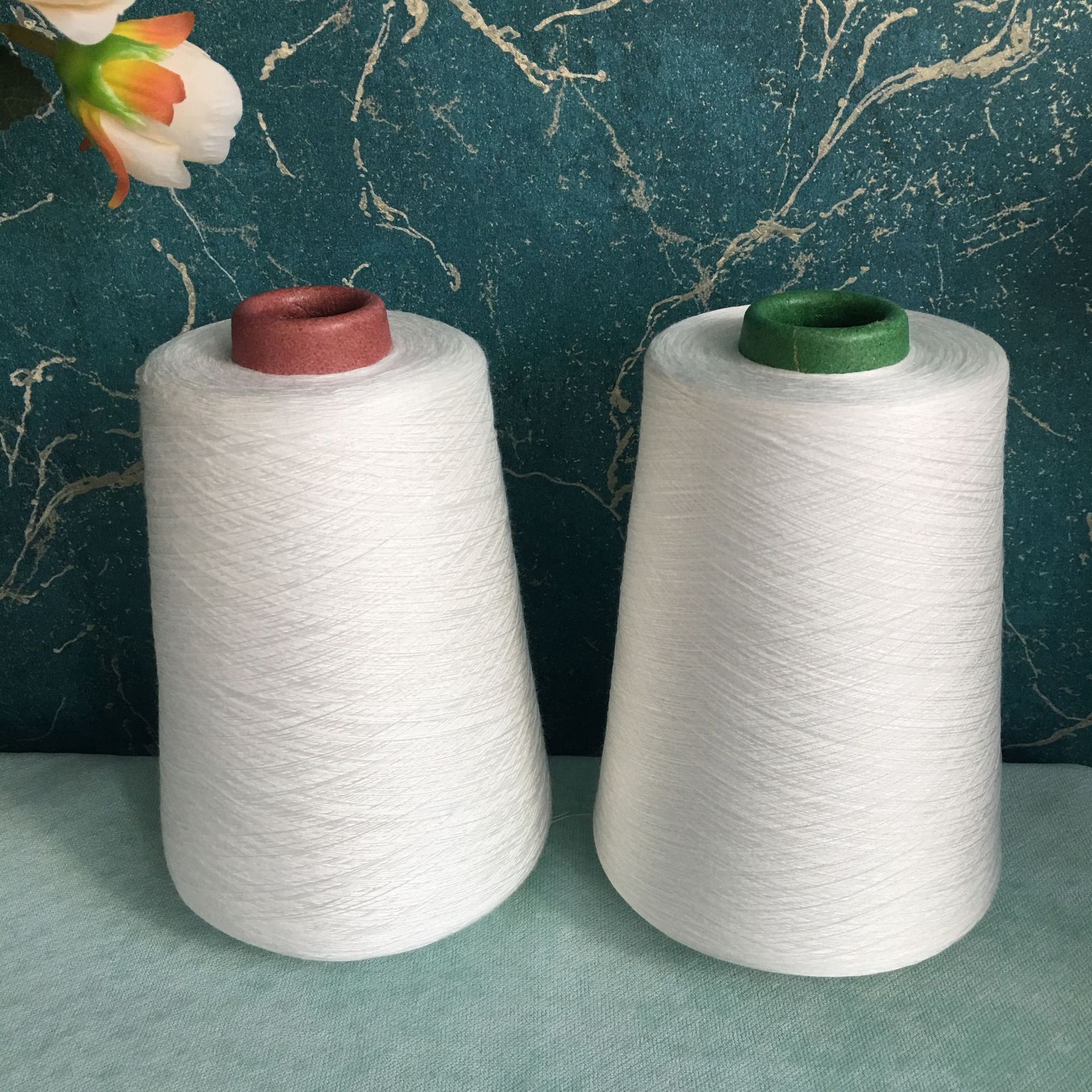 有机棉精梳纱线60支紧密纺 纯棉面料针织机织纱线