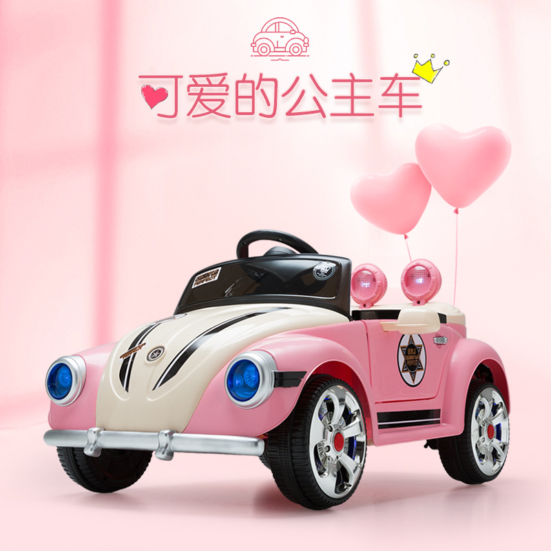 New Children's Electric Car Four-Wheel Remote Control Double Drive Electric Car Can Sit Baby Baby Electric Children's Toy Car