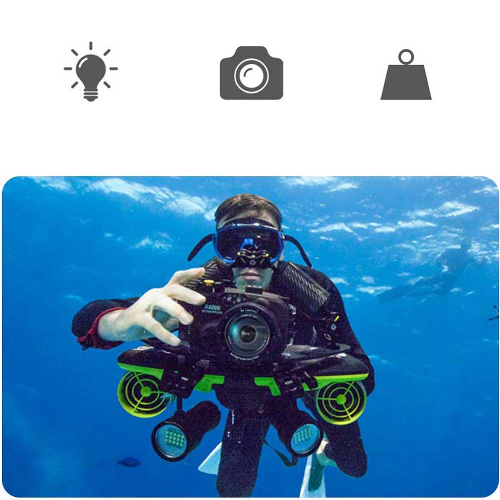 热销水下助推器潜水器手持拍摄推进器无人机自游器救援助力器