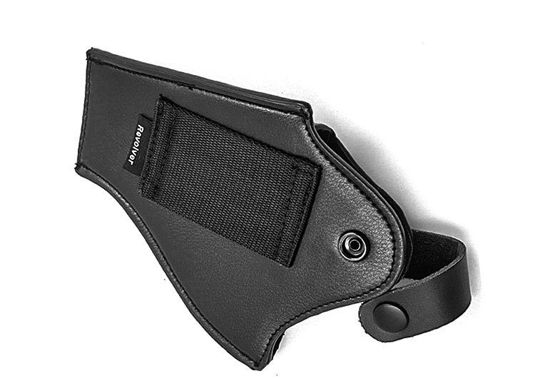 厂家直销左轮pu皮枪套腰部快拔套05式皮套通用左轮手枪套批发