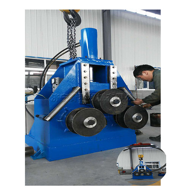 螺旋状钢管卷圈机 大型管材盘管机 立式液压槽钢圆管方管盘圆机