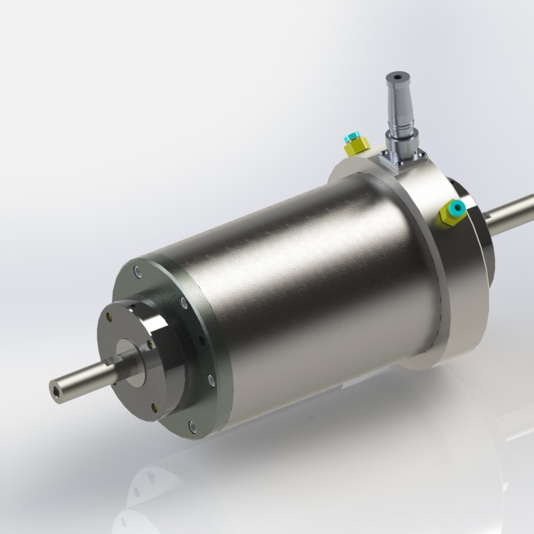 安大直销变频调速大功率高速精密水冷双头磨床电主轴切割电主轴