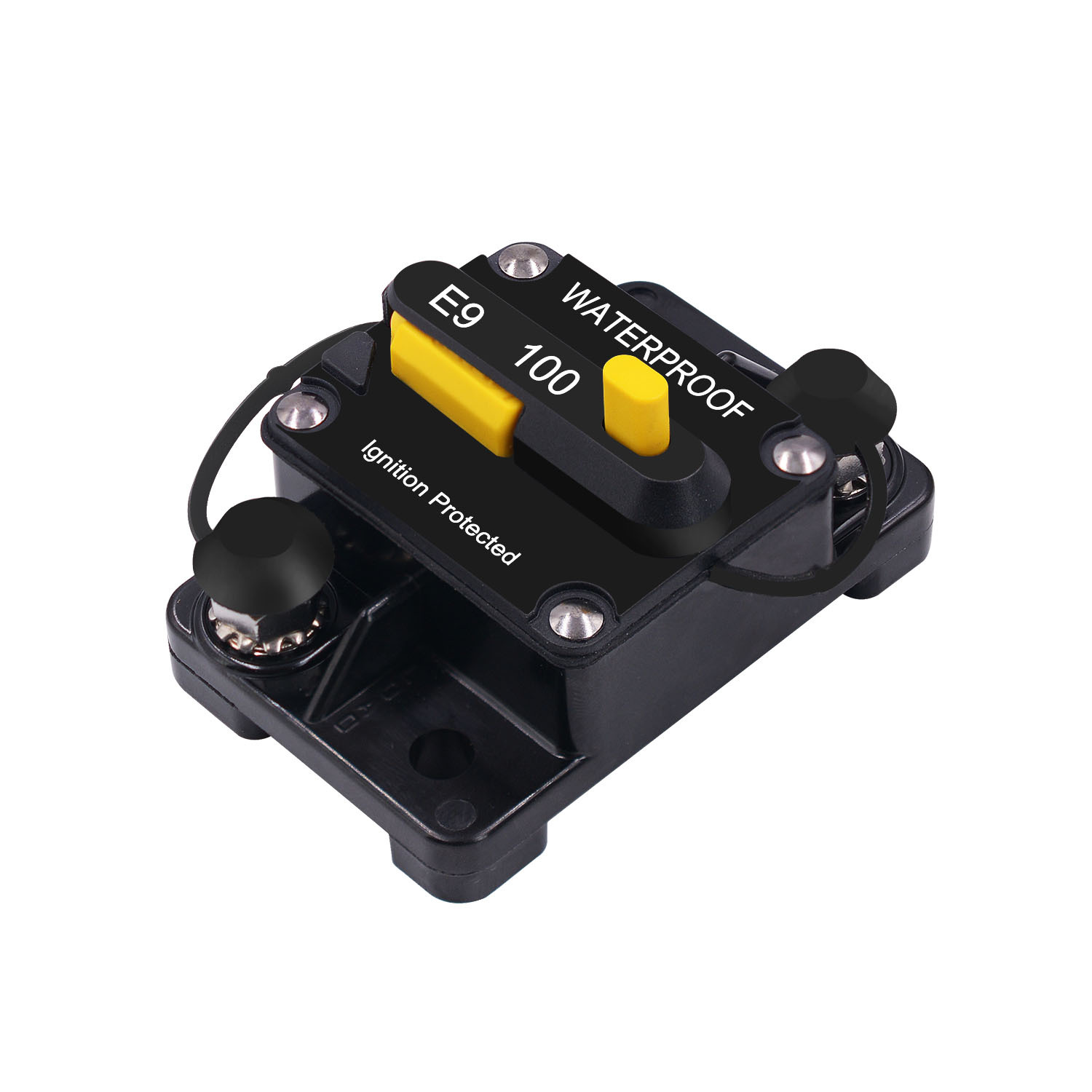 汽车断路器可恢复断电器 大电流音响改装带开关手动恢复 100a150a