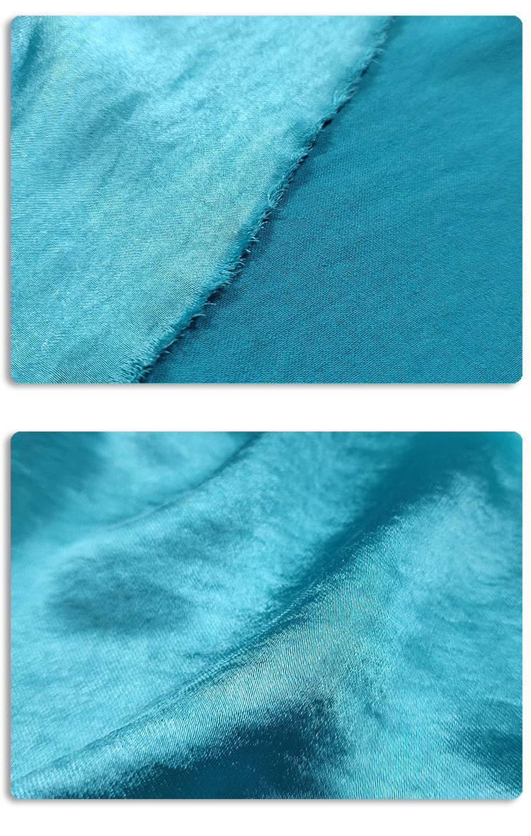 秋冬醋酸缎面料 仿醋酸质感亮缎 微皱软缎 高垂感连衣裙礼服面料