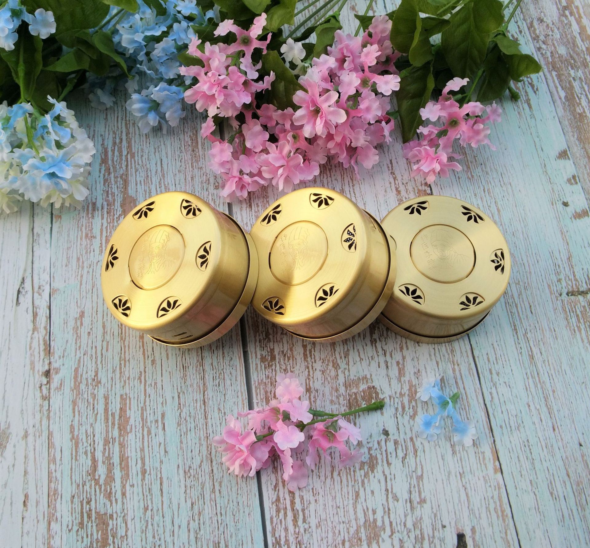 艾灸盒纯铜新款专利随身灸随身灸纯铜随身灸温灸器随身灸艾盒灸盒