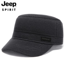 一件代发JEEPSPIRIT正品帽子男加绒加厚平顶帽OM18CD996CA0146