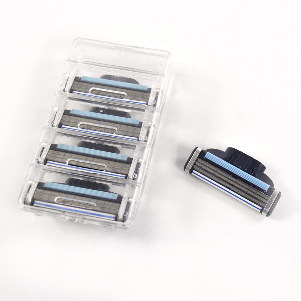 吉福利锋3刀片剃须刀手动刮胡刀胡须刀手动剃须刀三层刀片头外贸