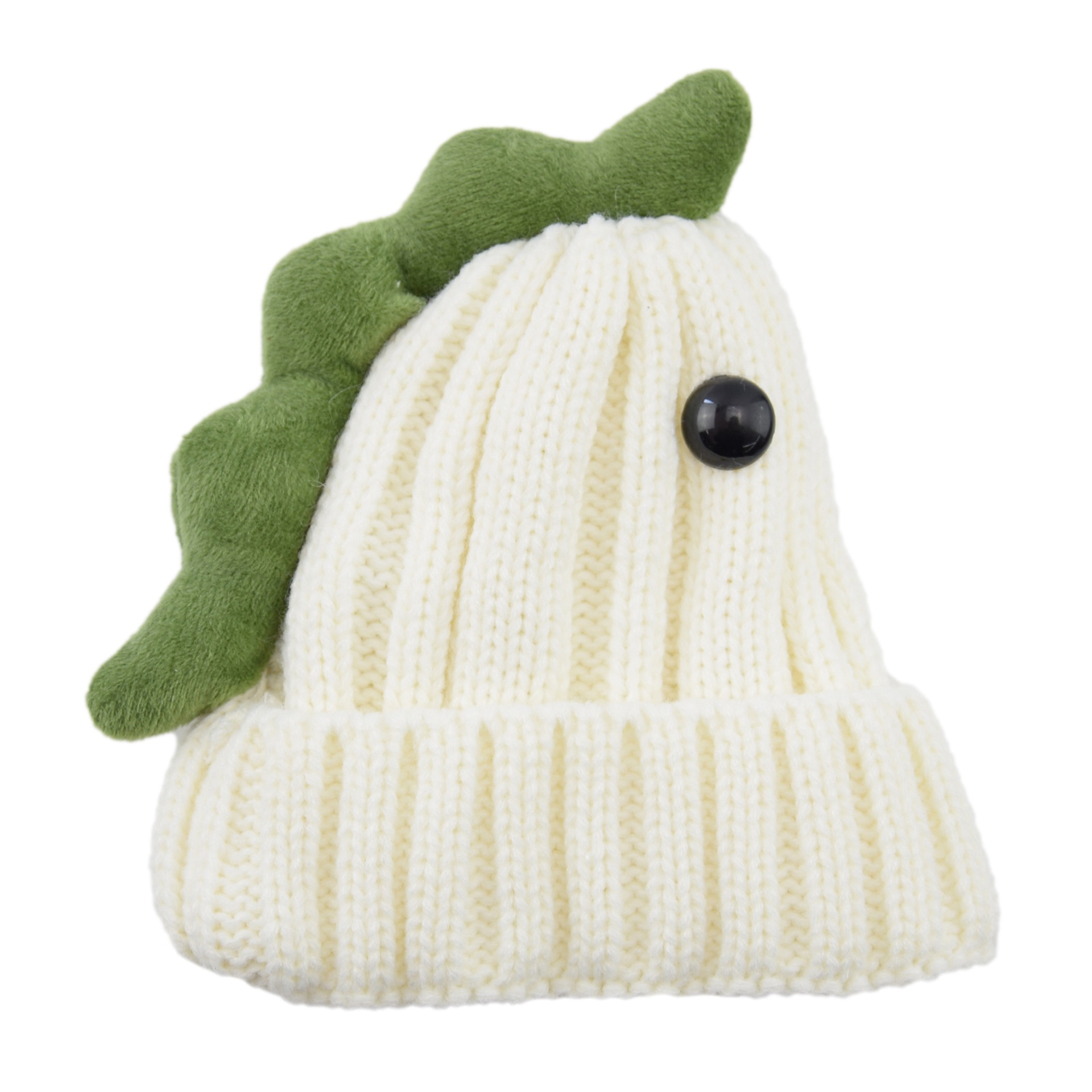 欧美儿童针织帽宝宝卡通恐龙造型帽子套头帽婴幼儿毛线帽子