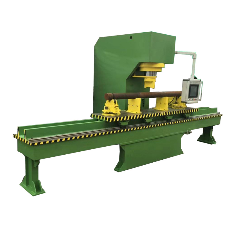 全自动伺服圆钢校直机数控全自动圆轴棒材校直机单臂液压校直机