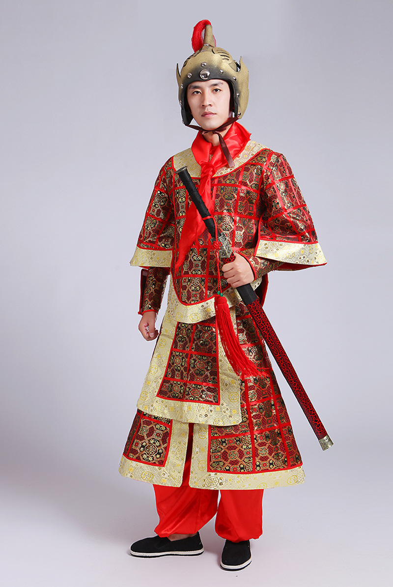 古装男士汉服男汉朝古代将军服统领元帅武将秦三国晋唐朝演出服装