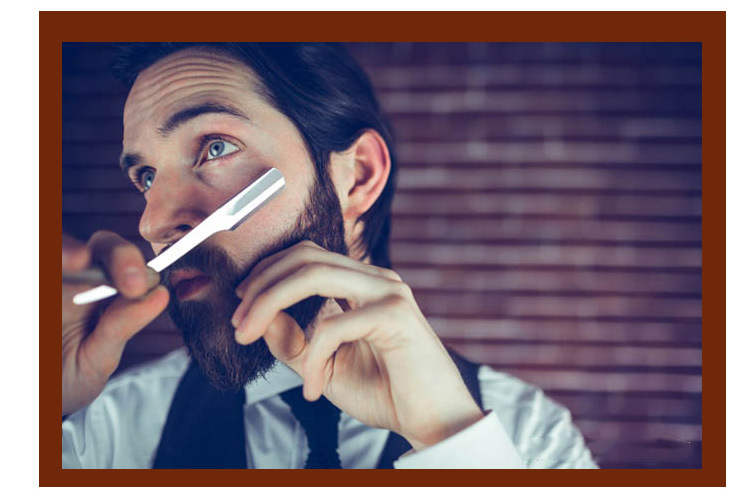 tdj老式刮胡刀手动剃须刀刮脸刮头刮汗毛修眉刀削发理发剃刀刀架