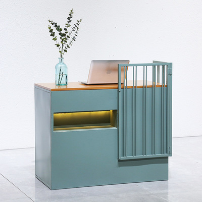 淘心居公司咨询台迎宾台前台接待台时尚收银吧台办公室柜台前台 - 360