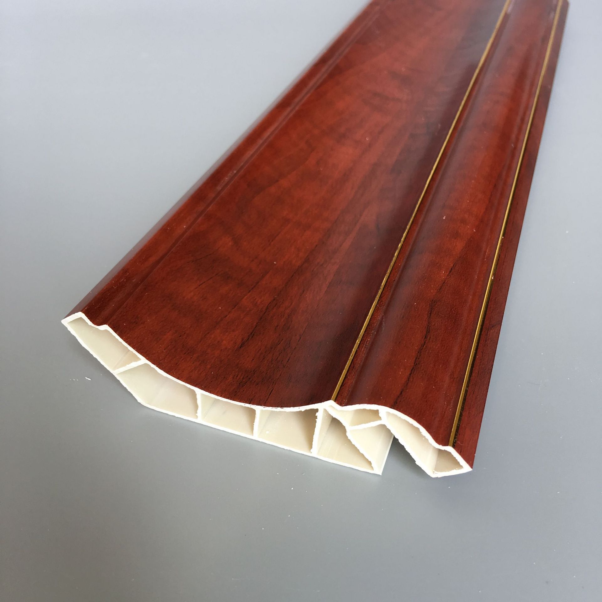 集成墙板顶角线100 天花吊顶角线 灯槽线 石塑顶角线 pvc装饰线