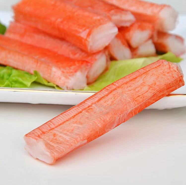 安井仿蟹肉蟹肉棒 仿蟹柳240g刷锅丸子餐饮酒店火锅店速冻品