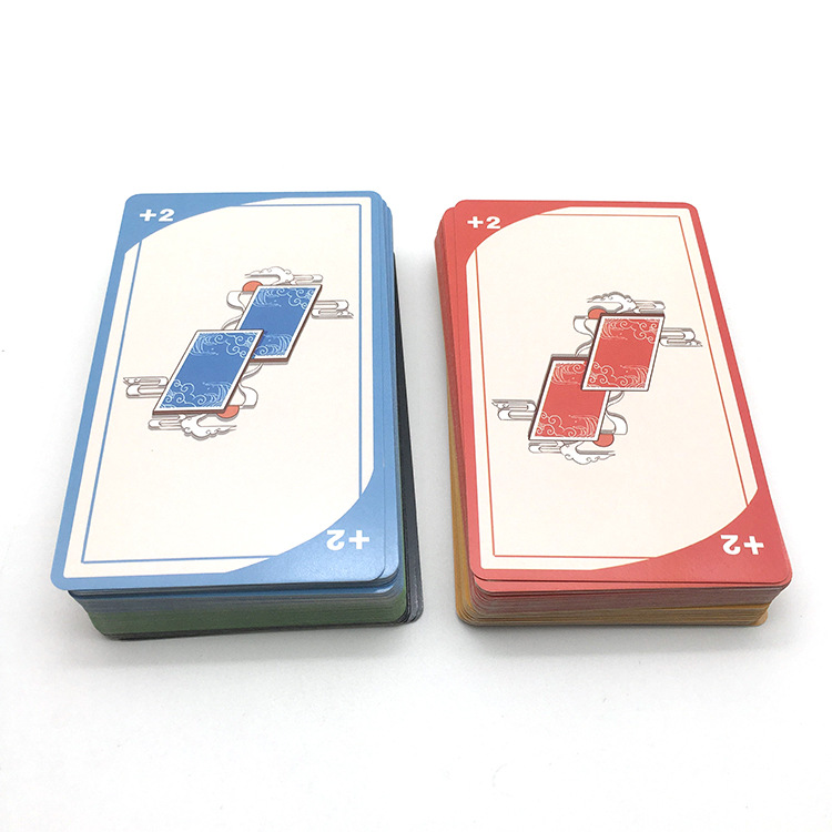 定制游戏休闲创意扑克 纸牌uno扑克 桌游扑克牌 常规尺寸70*120mm