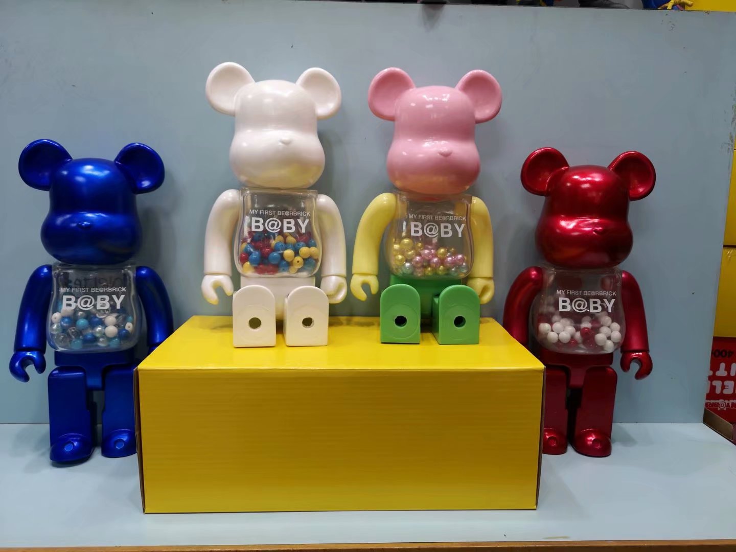 400% bearbrick 暴力熊 6色千秋熊么么熊 摆件收藏手办模型公仔