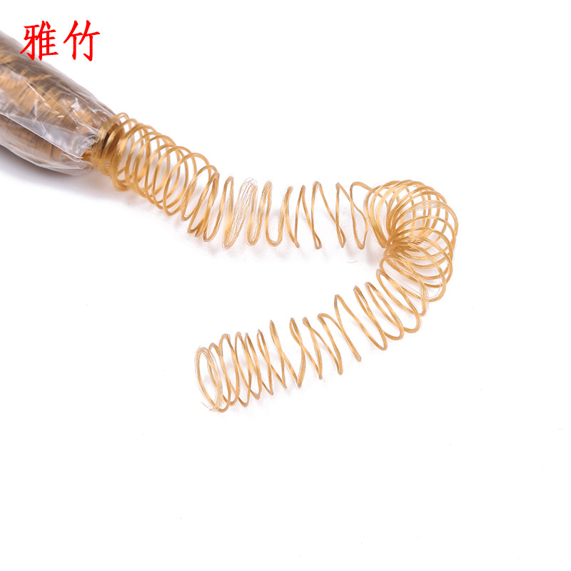 New Golden Simulated Doll Wig Wholesale Tube Packing Wig Cartoon Doll Toy Accessories Manufacturer