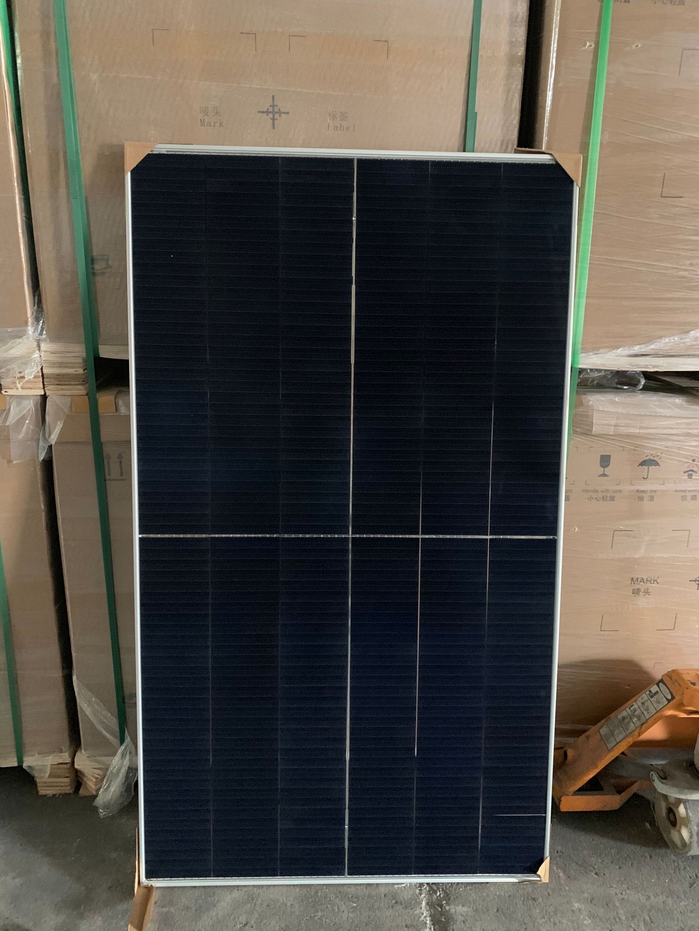 隆基乐叶350w双玻双面叠瓦高效发电组件单晶硅太阳能电池板