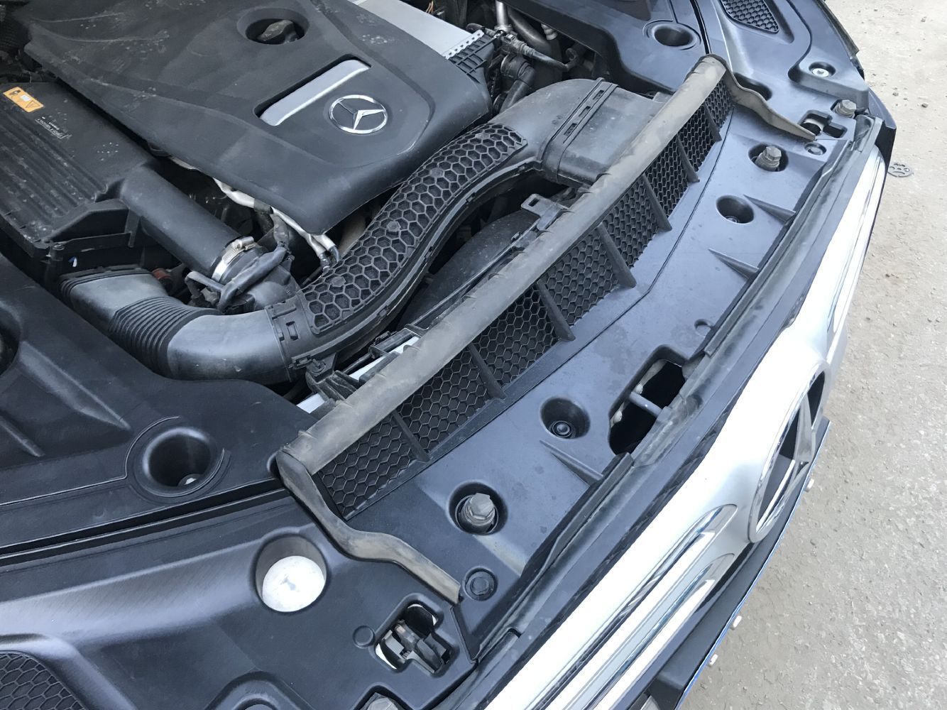 奔驰glc发动机舱防尘盖保护罩改装引擎机仓防护罩隔热板保护盖