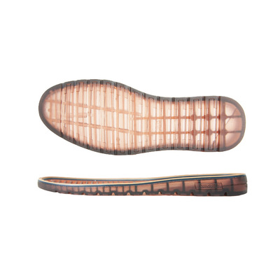 厂家直销边贸果冻pvc新款透明防滑耐磨百搭休闲时尚鞋底