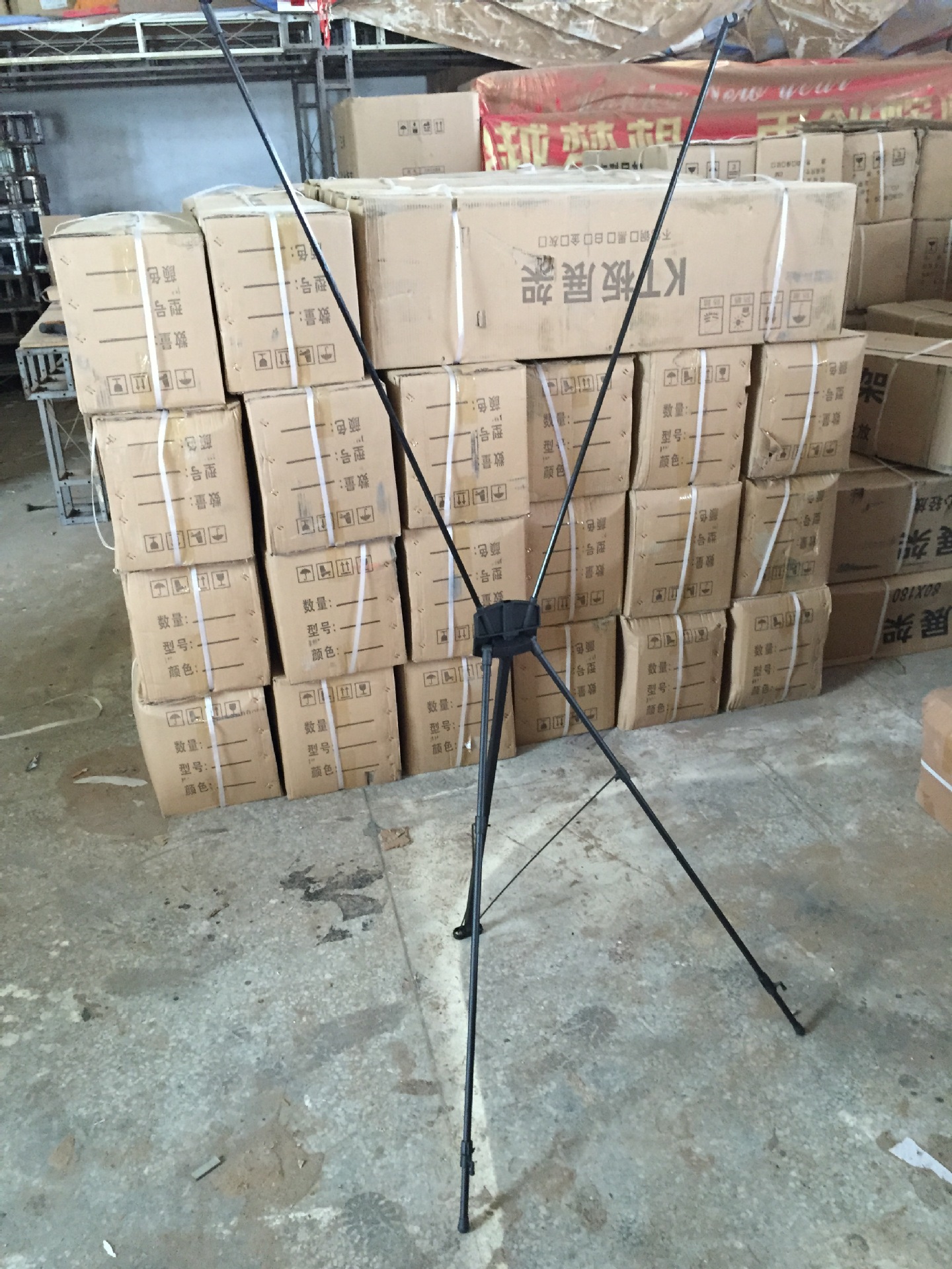 批发韩式加厚碳纤维管x展架60x160 80x180 户外防风加强型广告架