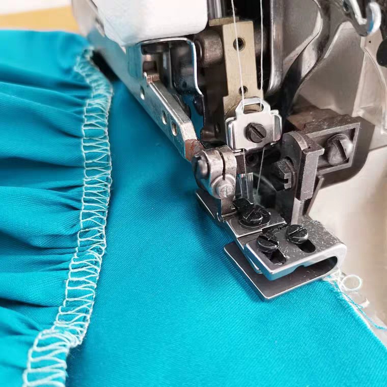 飞马m700五线拷边机打皱 缩皱包缝机全钢压脚 银箭757通用款压脚