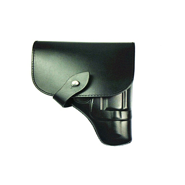 厂家直销头层牛皮10mm左轮枪套9mm左轮快拔套牛皮枪套军迷战术