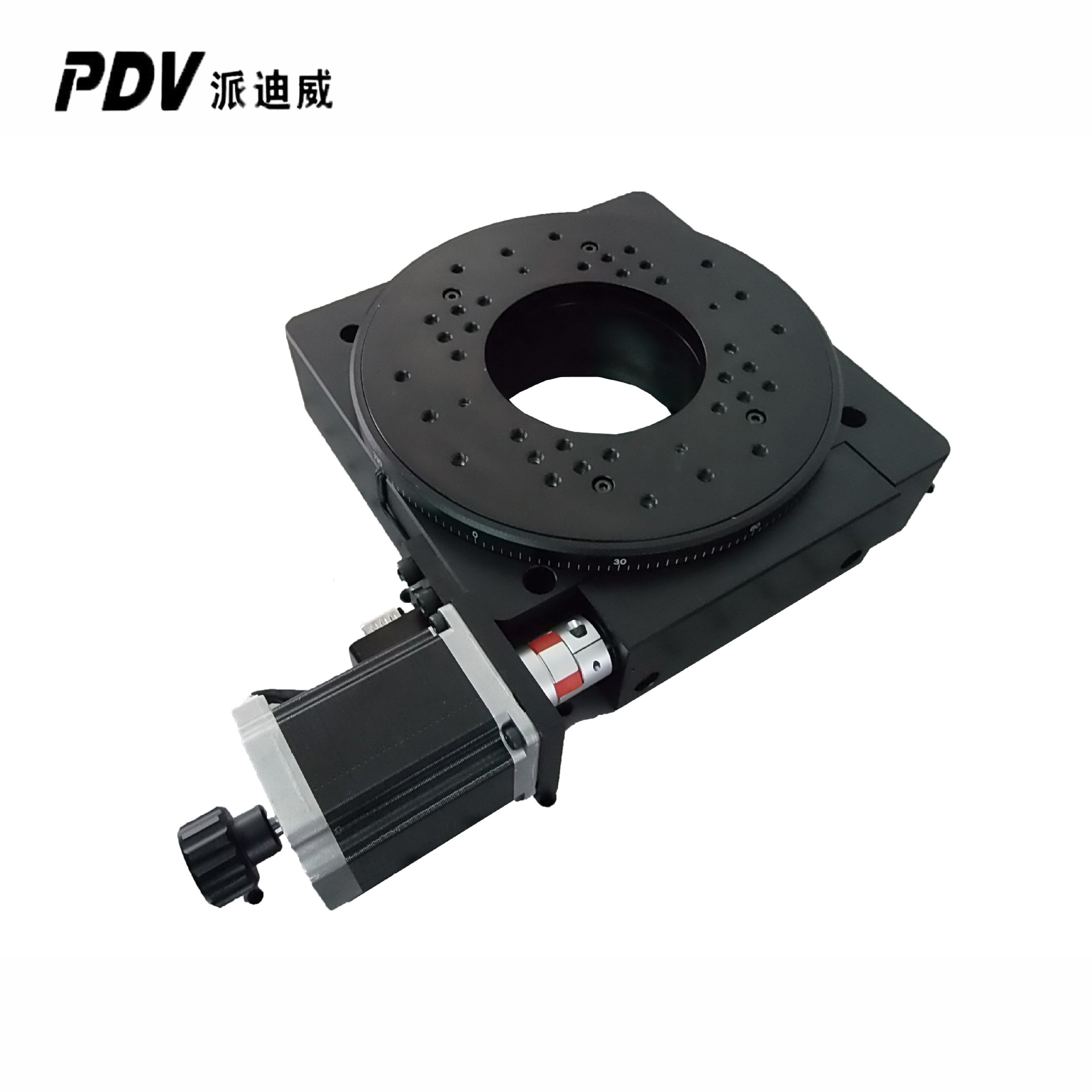 批发供应 px110-200高精度电动转台 旋转电动旋转台转台卡盘