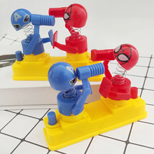 双人对战捶打亲子互动桌面游戏儿童益智玩具手按对打小人赠品外贸