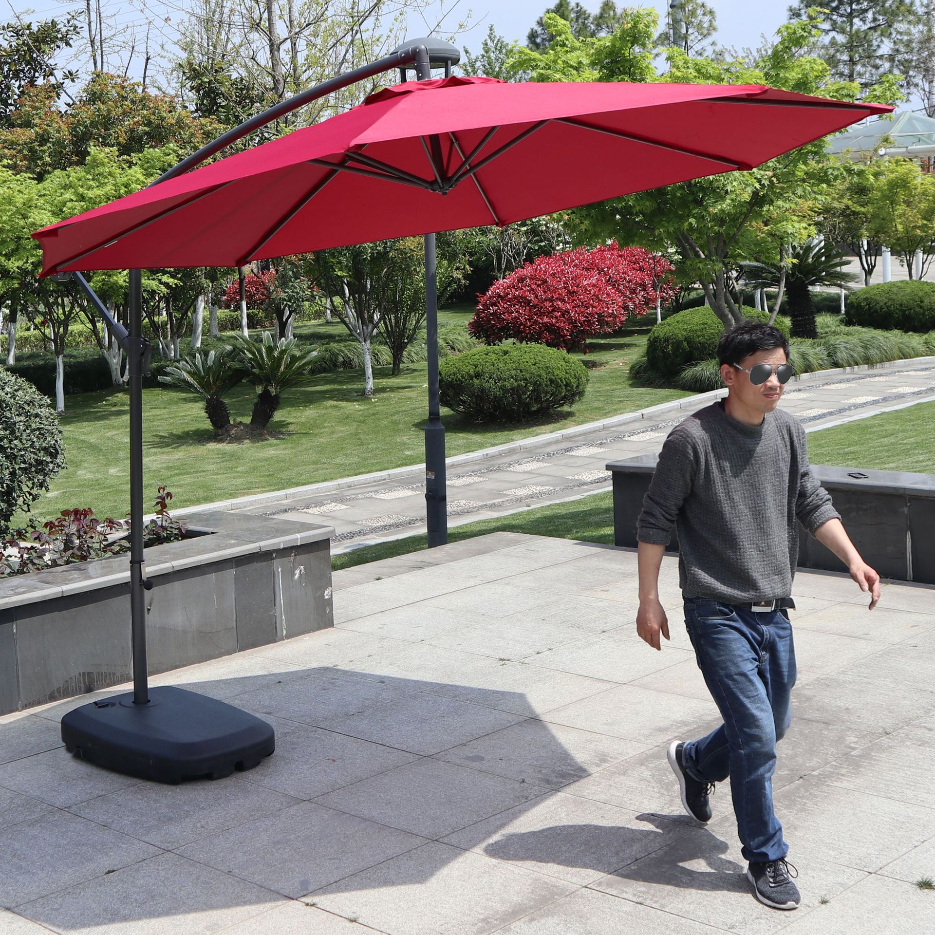 户外遮阳伞咖啡店