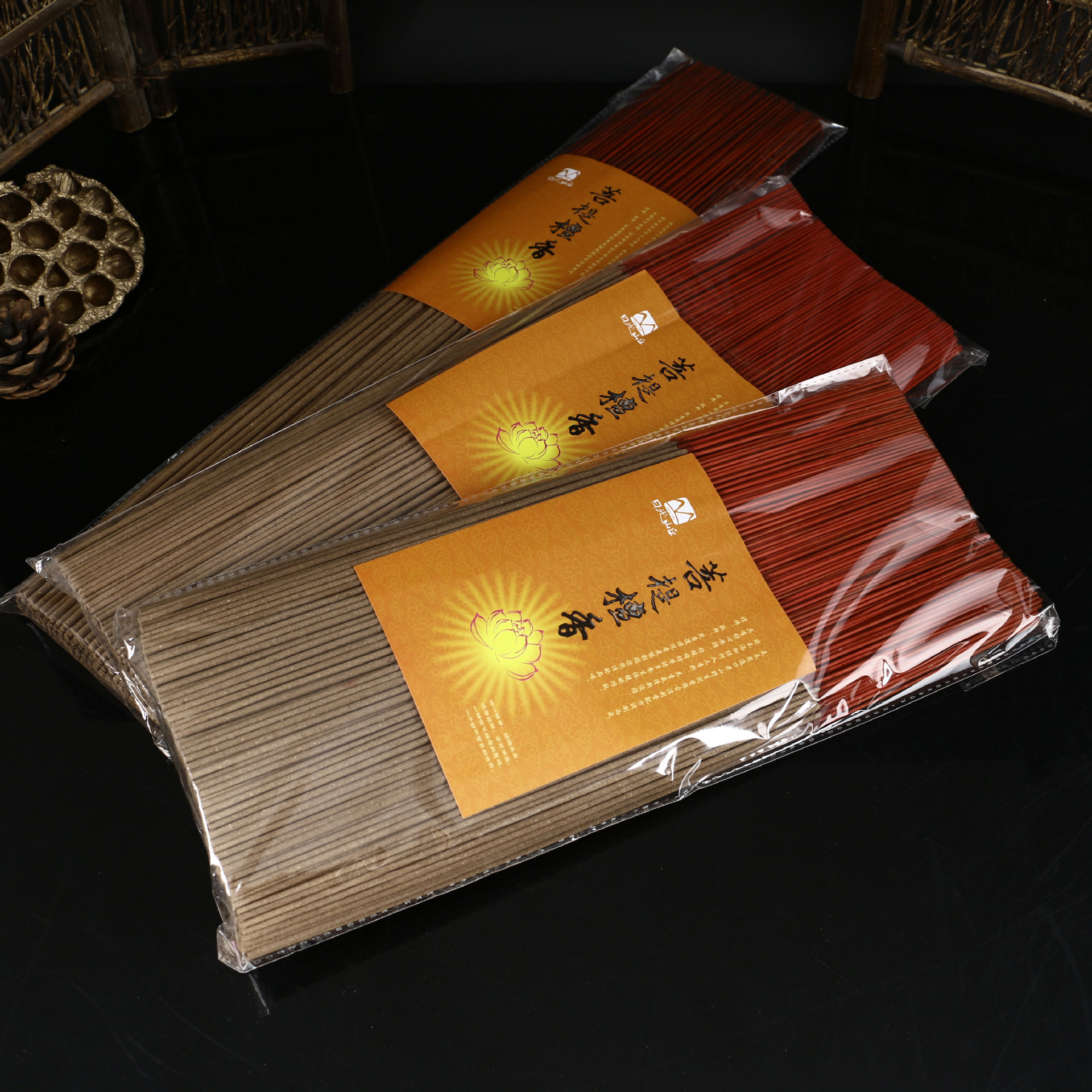 日光山丘菩提檀香500g 佛香袋装250g贡香礼佛竹签香 厂家批发代发