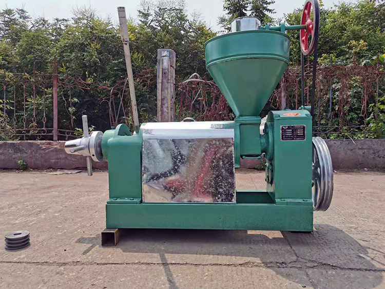 新款螺旋榨油机花生榨油机核桃榨油机电机带产量4-5吨榨油机