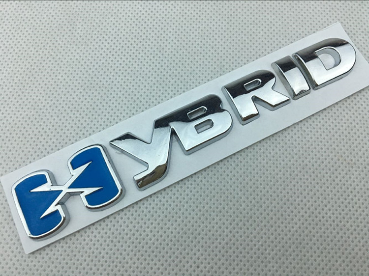 hybrid环保混合动力车标 适用于丰田rav4锐志 车身贴 车尾标贴