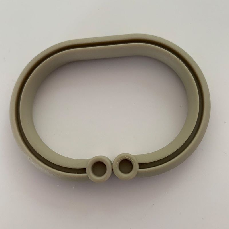 厂家直销有坑c字扣胶圈 椭圆塑料开口环婴儿毛绒玩具配件可定制