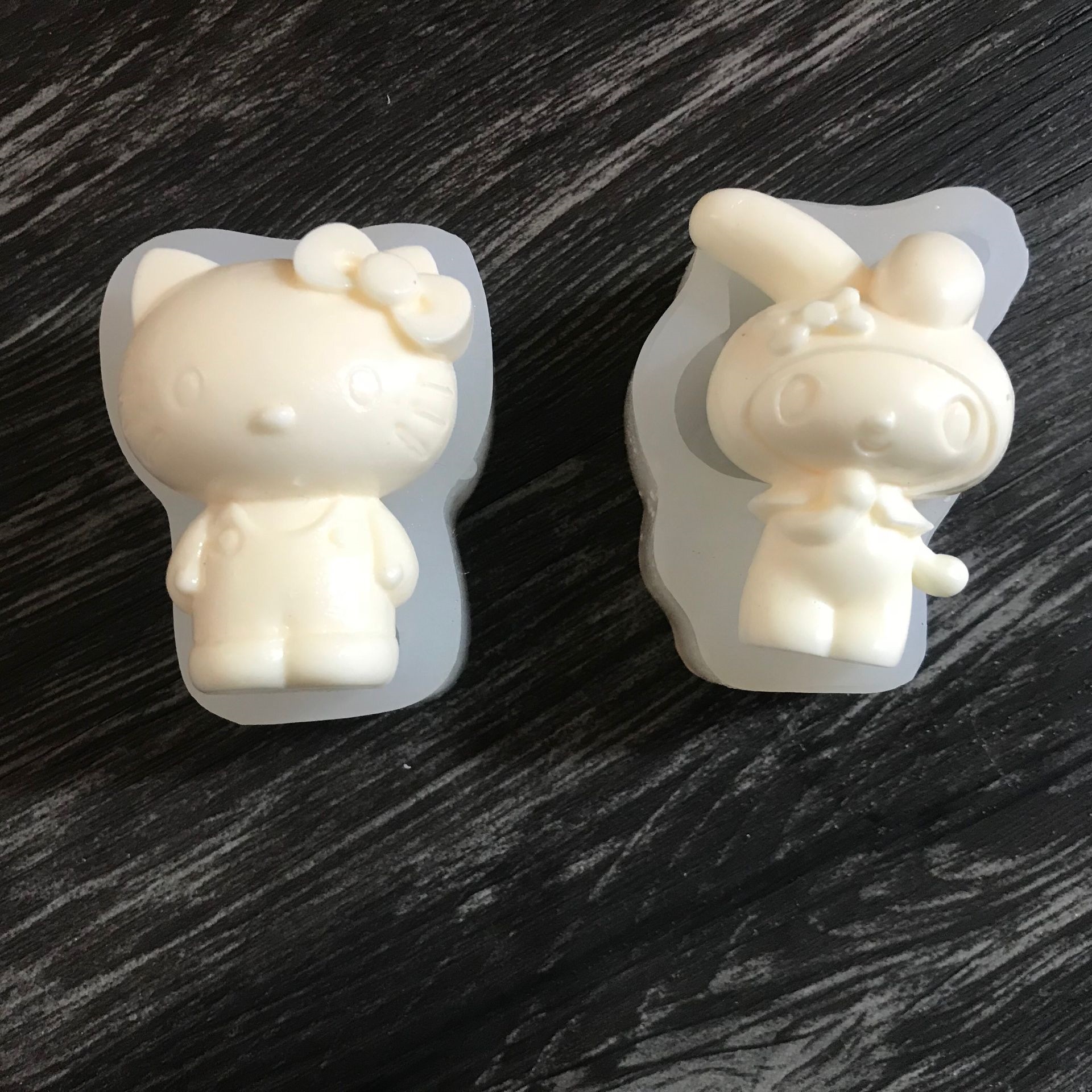 卡通kitty猫 兔子硅胶模具 装饰模具 香薰石膏模具-阿里巴巴