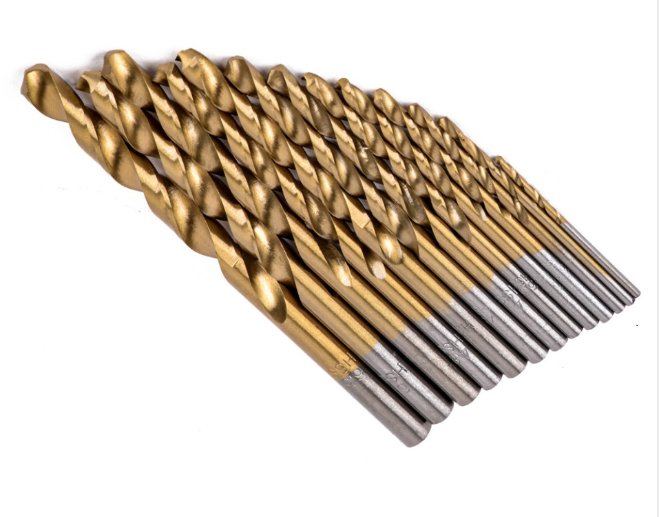 厂家直供高速钢麻花钻 电动钻 冲击钻 电钻 钻头2-12mm13件套批发