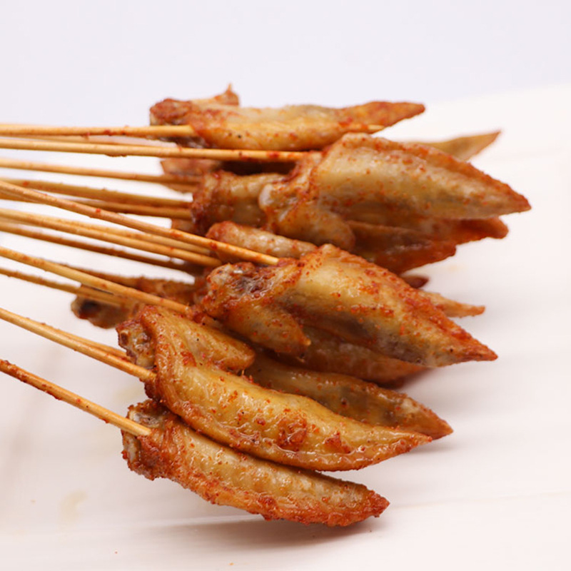 鸡翅尖串100串冷冻铁板网红小串串油炸半成品小吃夺命串炸串食材