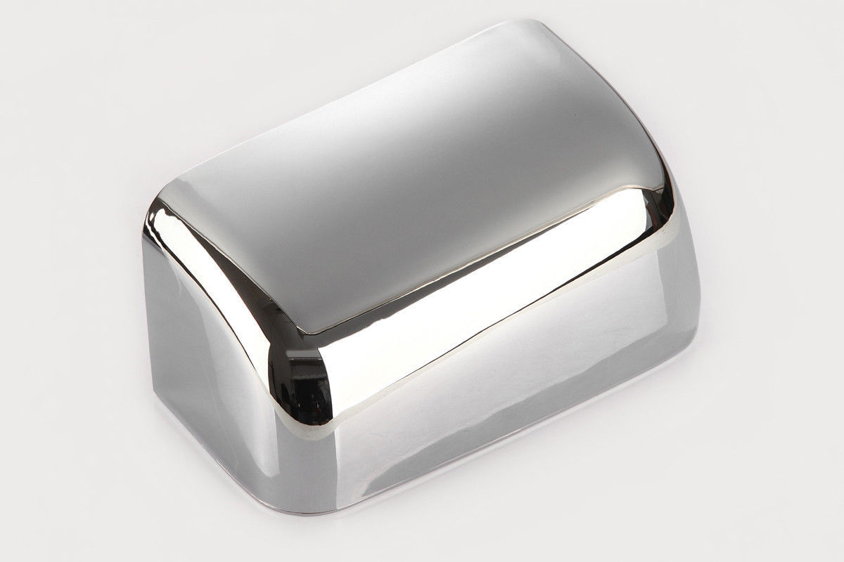 猛禽f250电镀后视镜盖装饰片镀铬后视镜上半盖装饰改装后视镜盖-阿里