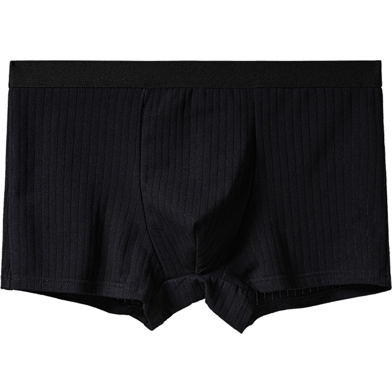 New Purified Cotton Men's Underwear Loose plus Size Breathable Boxers Shorts Mid-Waist Underwear Men's Wholesale Cotton