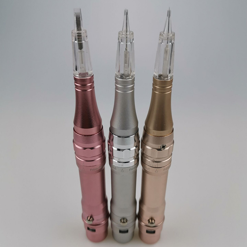 纹身机 半永久机器 外带锂电池全抛式纹身一体机纹绣机