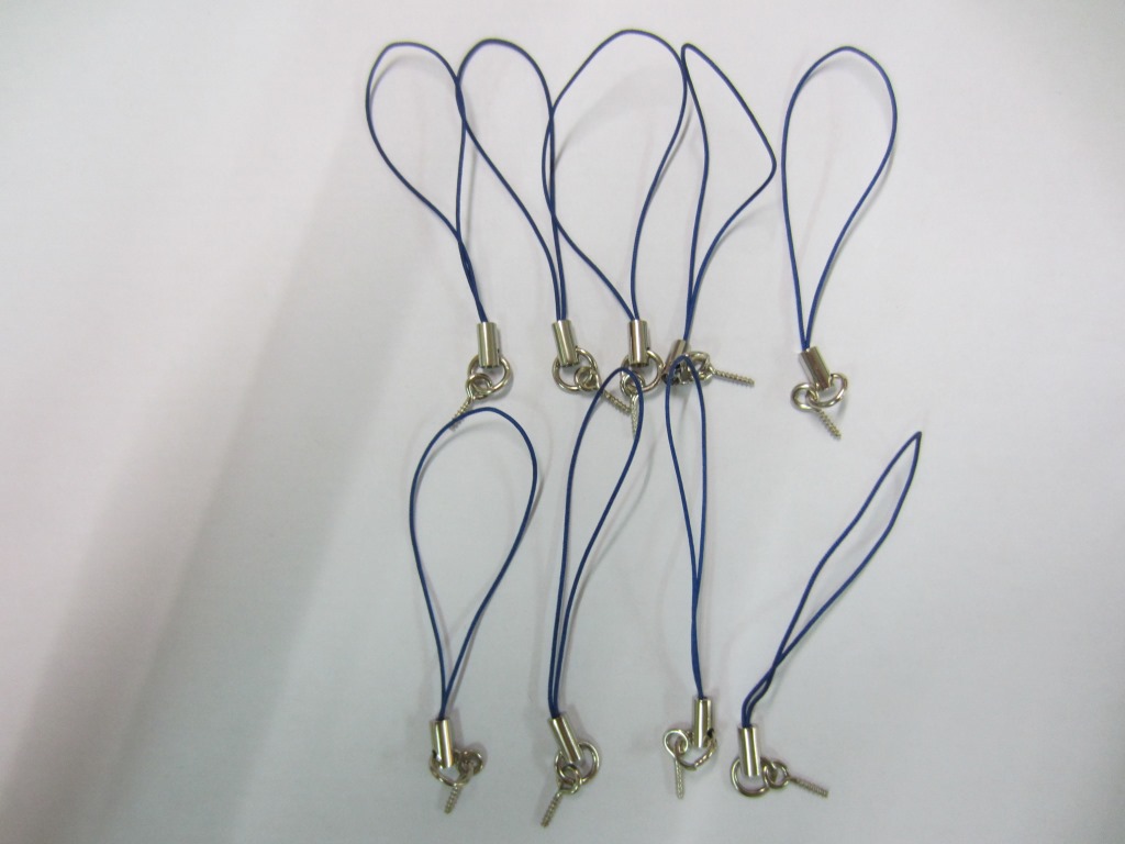 供应环保5cm手机吊绳扣龙虾扣公仔手机吊绳情侣手机挂绳