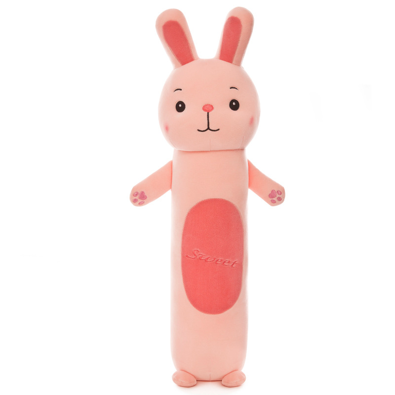 Creative Foreign Trade Cylindrical Sleeping Pillow Animal Doll Rabbit Long Plush Toy Children's Doll Doll Wholesale