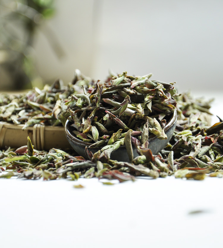 云南普洱茶 邦东大雪山野生芽孢茶 桃花醉 临沧芽苞茶 紫芽绿芽包