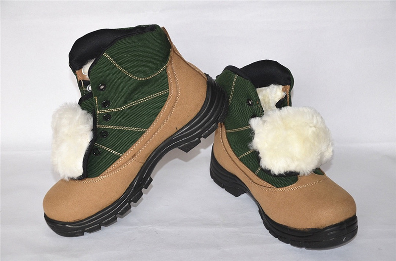 正品07wj防寒鞋大头鞋雪地保暖棉靴冬季羊毛防寒男训练靴工装皮靴