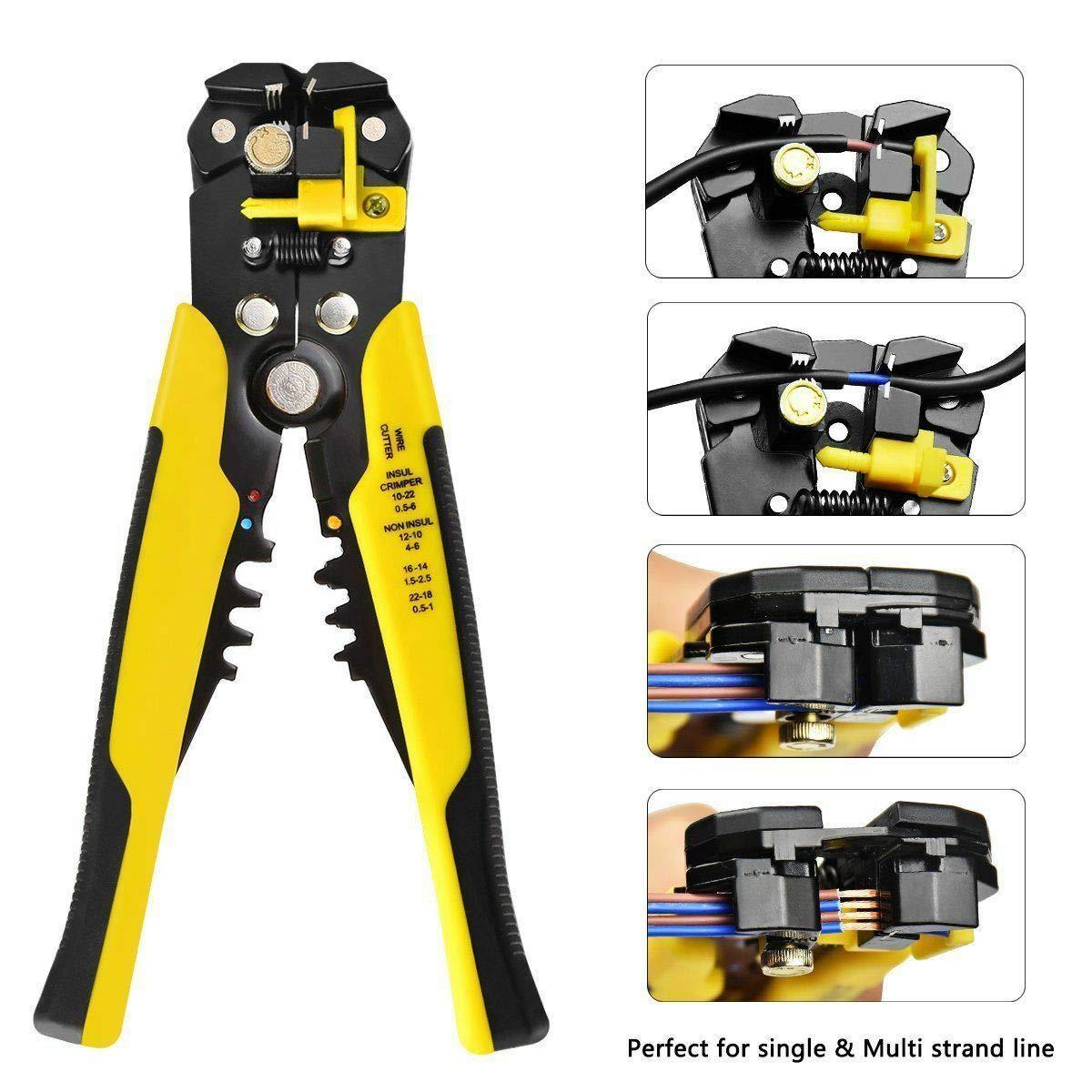 Supply 5-in-1 Multifunctional Wire Stripper Automatic Wire Stripper Wire Stripper Scissors Press Plier Wire Crimper Disassembling Tools Special Offer
