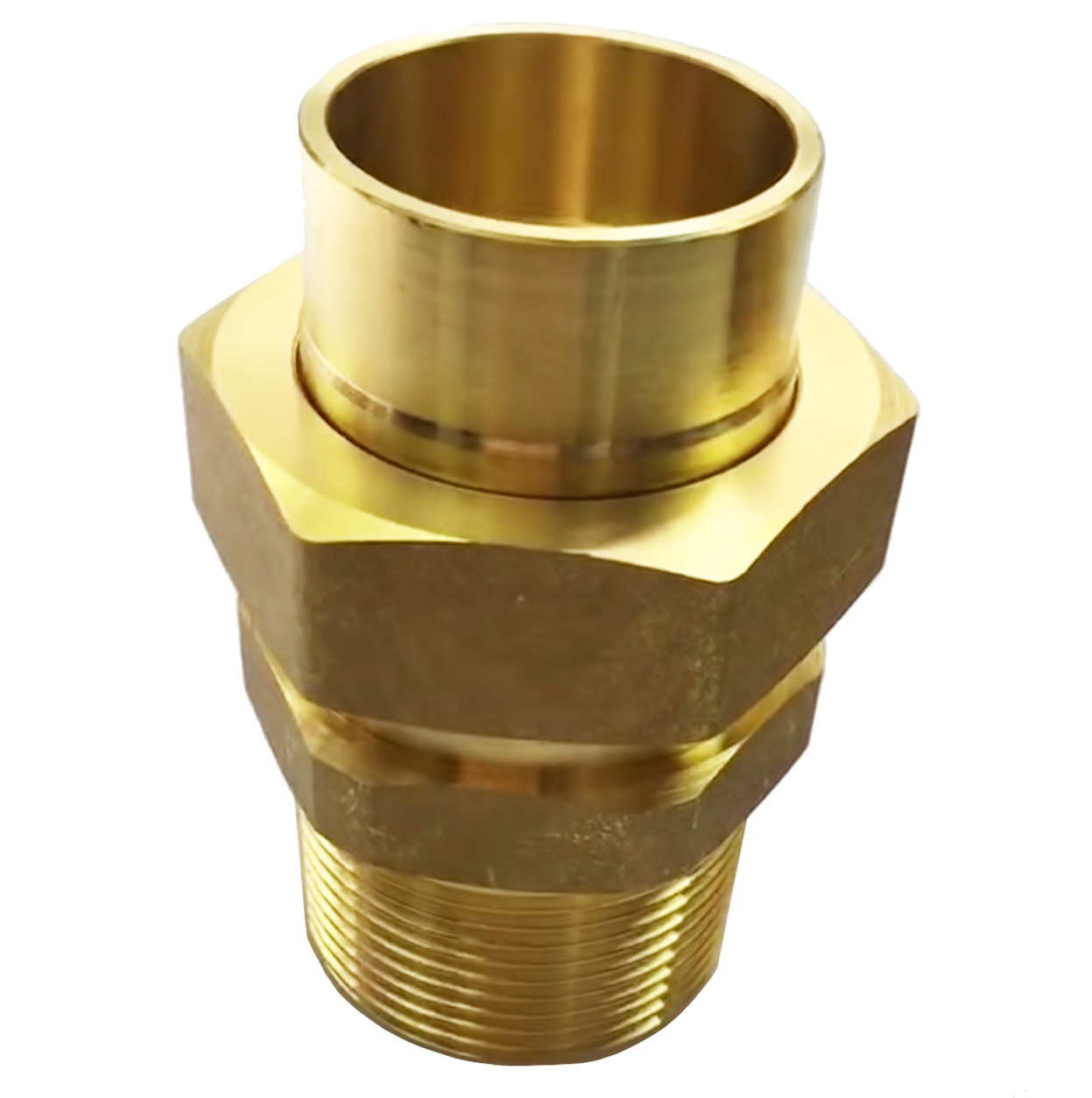 工厂直销神通shield黄铜外螺纹外丝黄铜承口活接头