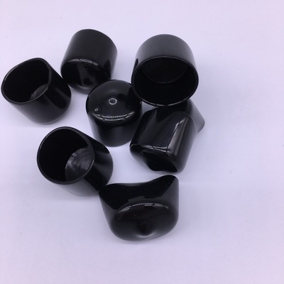 内径20mm圆形浸塑管外套塑胶护套螺丝套衣架帽头铁线保护套防尘帽