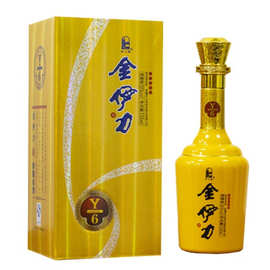 新疆金伊力y6伊力特曲50度浓香型500ml*6瓶白酒整箱批发