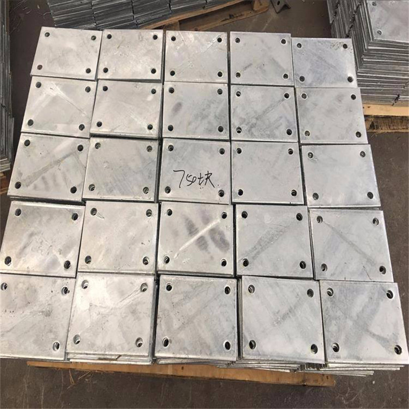 热镀锌预埋钢板加工 q235桥梁建筑支座板预埋件生产厂家